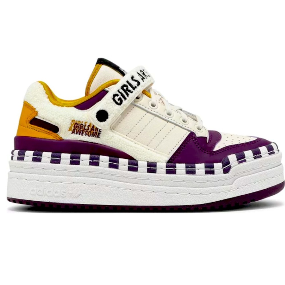 Girls Are Awesome x Wmns Triple Platforum Low 'White Purple Beauty'